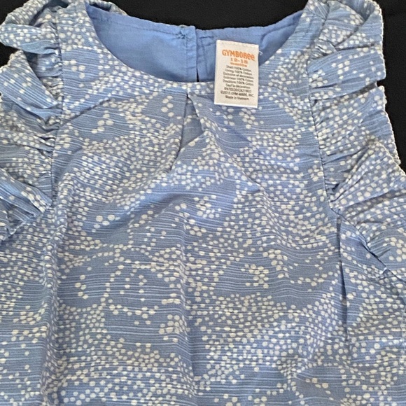 CUTE ON THE COAST! NWOT GIRLS 12-18M GYMBOREE 3 PIECE SET PLUS SANDALS SZ 4 - Picture 2 of 6